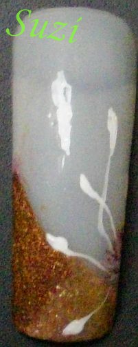 hnedy pigment dozdobenyruc. malbou